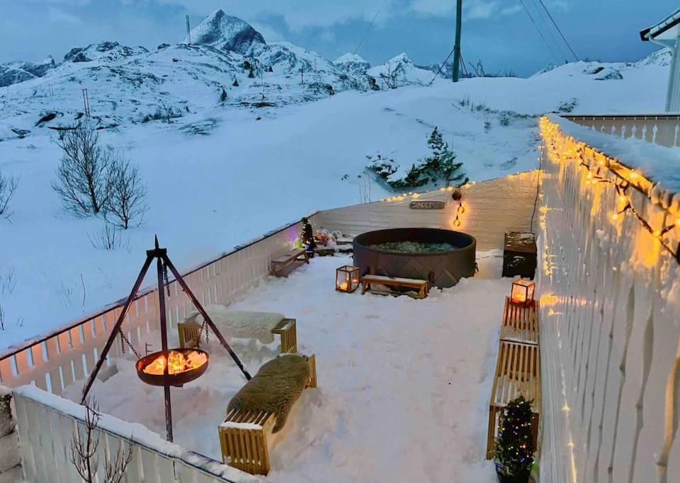 Sundet Lofoten Holiday House Villa Sund  Dış mekan fotoğraf